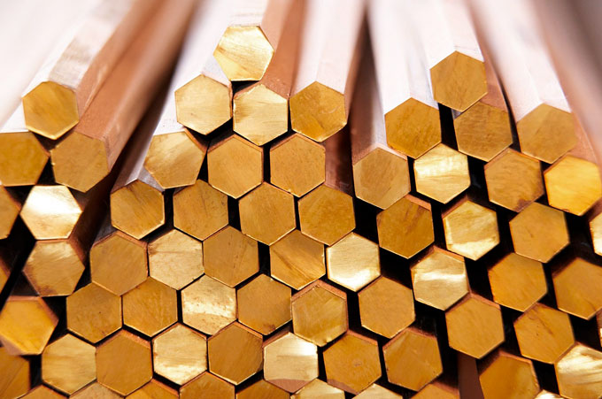 Шестигранник бронзовый 13 мм ГОСТ 1628-2019